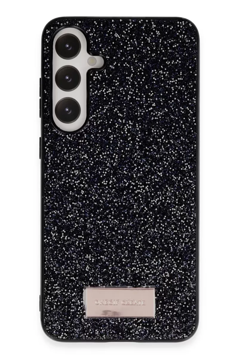 Onegif Samsung Galaxy A34 5G Bright Simli Kapak - Siyah