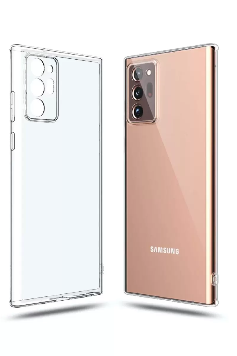 Newface Samsung Galaxy Note 20 Ultra Kılıf Lüx Şeffaf Silikon