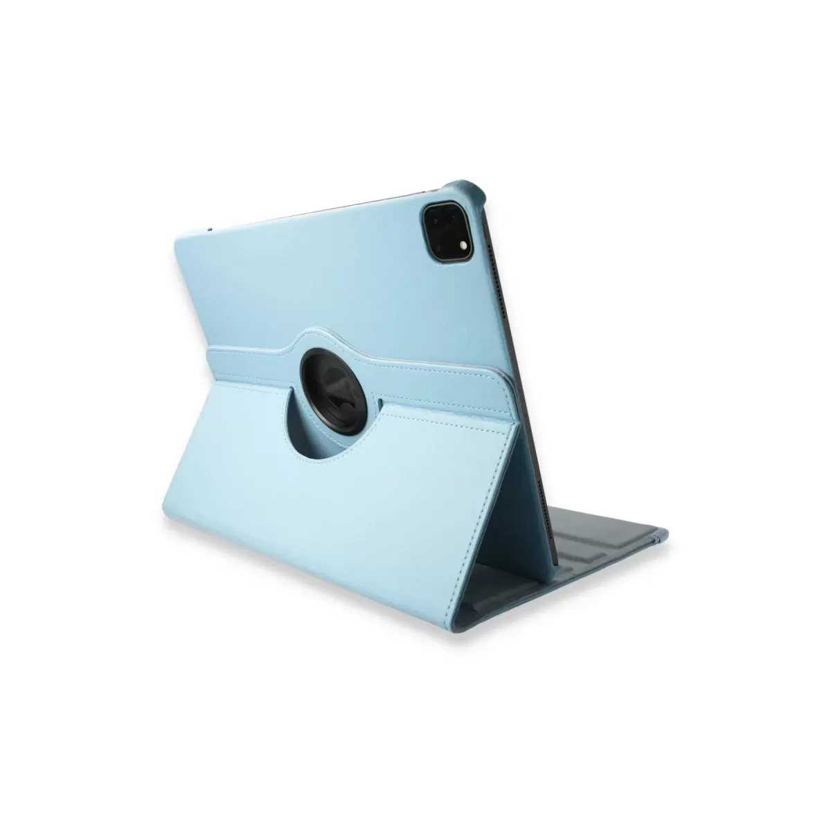 Newface Apple iPad Pro 12.9 (2021) Kılıf 360 Tablet Deri Kılıf - Turkuaz
