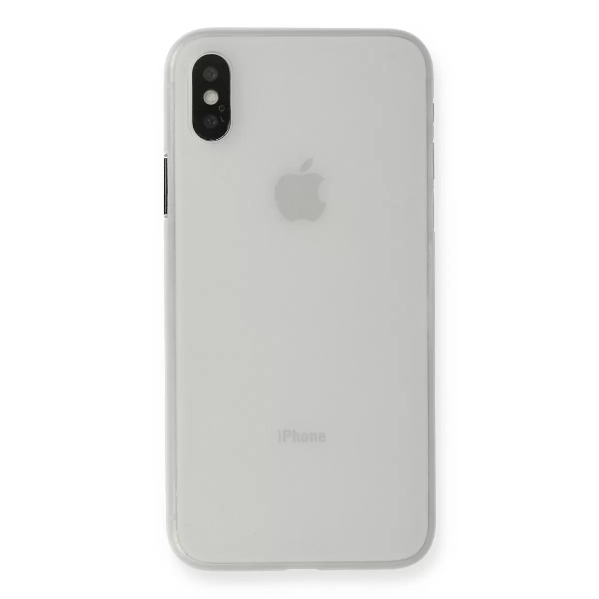 Newface Apple iPhone XS Max Kılıf PP Ultra İnce Kapak - Beyaz