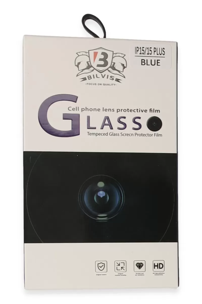 Newface Apple iPhone 15 Bilvis Titan Kamera Lens - Sierra Blue