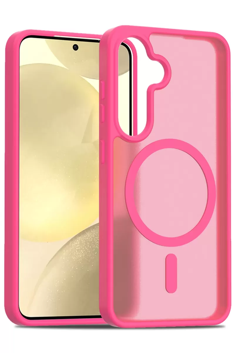 Joko Samsung Galaxy S24 Jota Magsafe Kapak - Rose