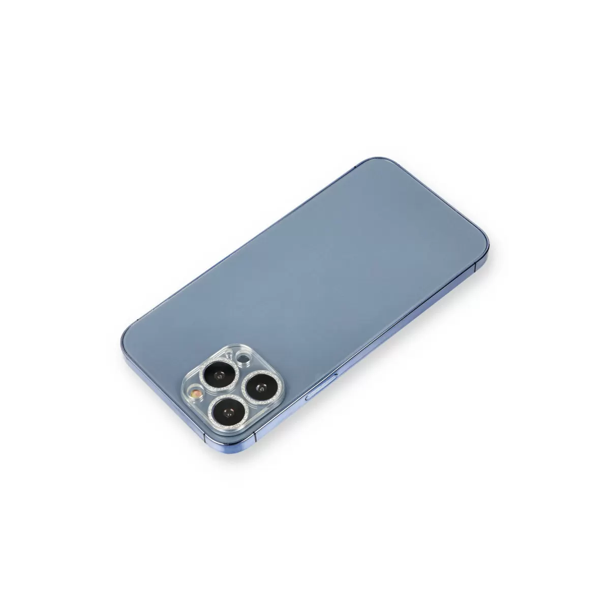 Newface Apple iPhone 12 Pro Max Shine Kamera Lens Koruma Cam - Gümüş