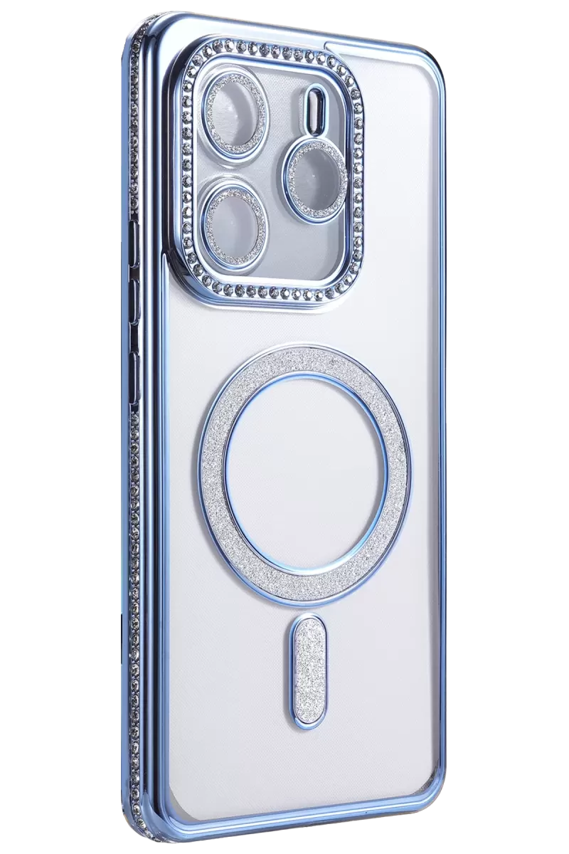 Newface Xiaomi Redmi Note 14 4G Joke Simli Magneticsafe Kılıf - Mavi