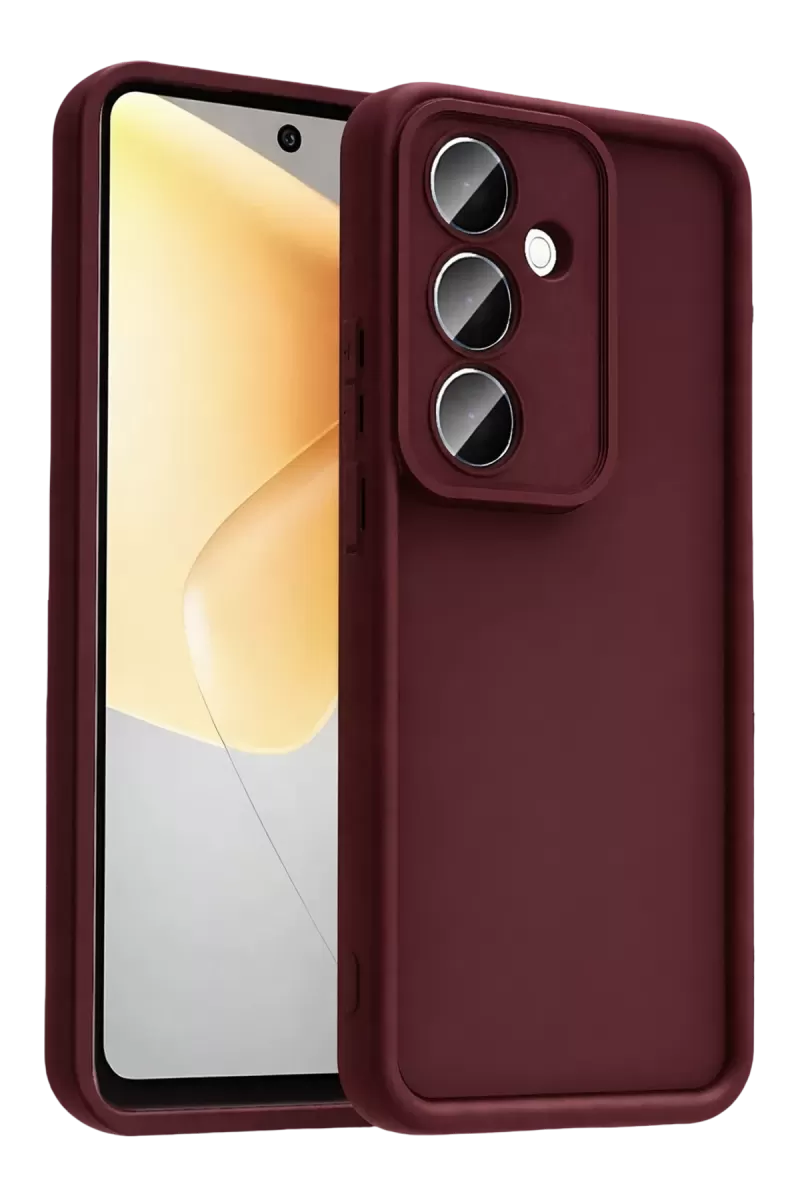 Newface Samsung Galaxy A37 5G Viera Silikon - Bordo