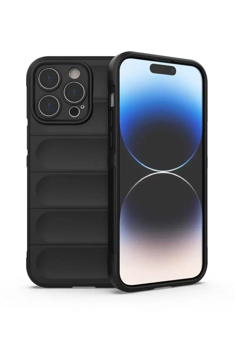 Newface Apple iPhone 13 Pro Kılıf Optimum Silikon - Siyah