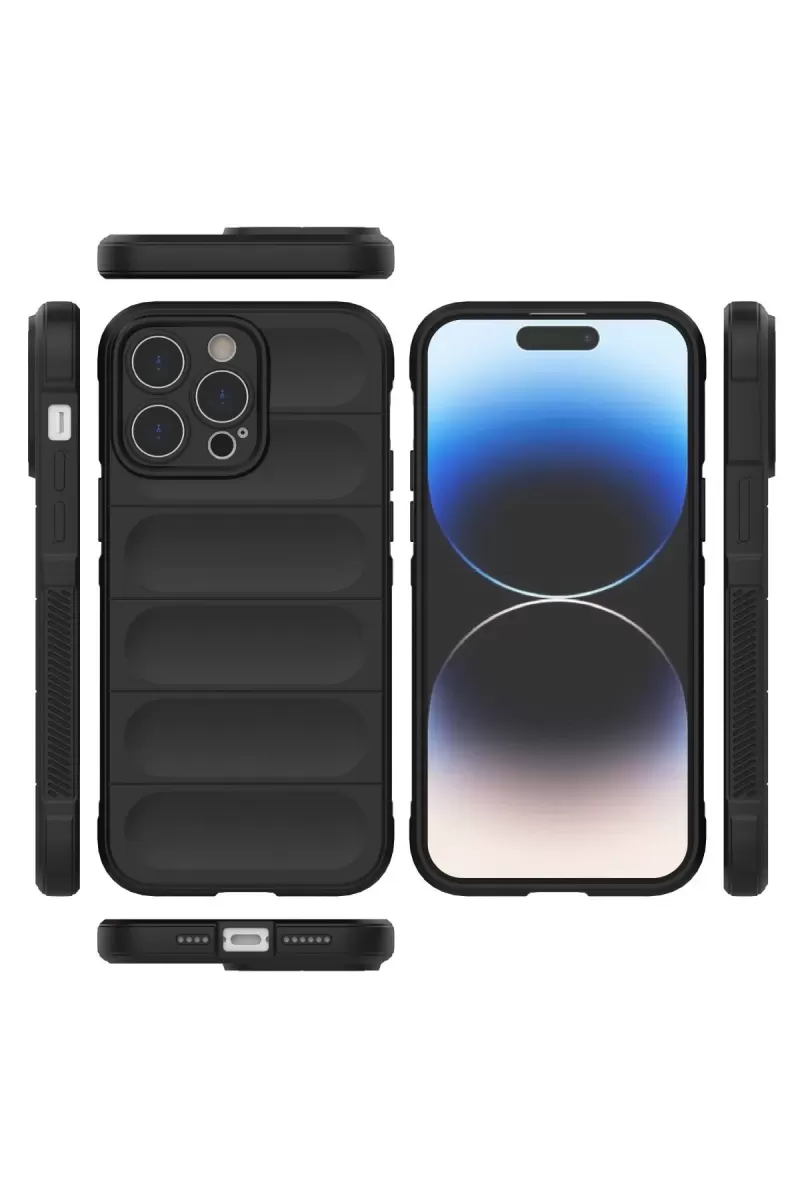 Newface Apple iPhone 13 Pro Kılıf Optimum Silikon - Siyah