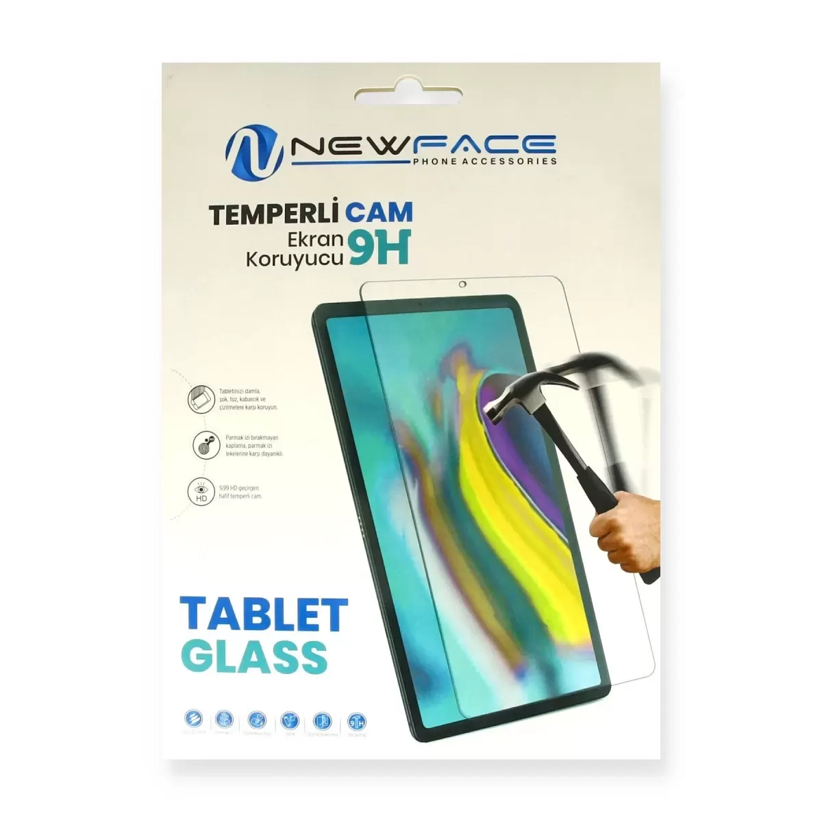 Newface Samsung Galaxy Tab S10 FE Plus 13.1 Tablet Cam Ekran Koruyucu