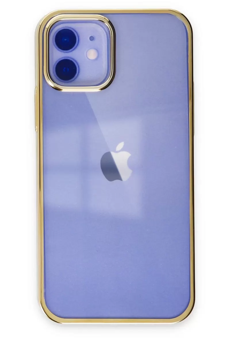 Newface Apple iPhone 12 Kılıf Element Silikon - Gold