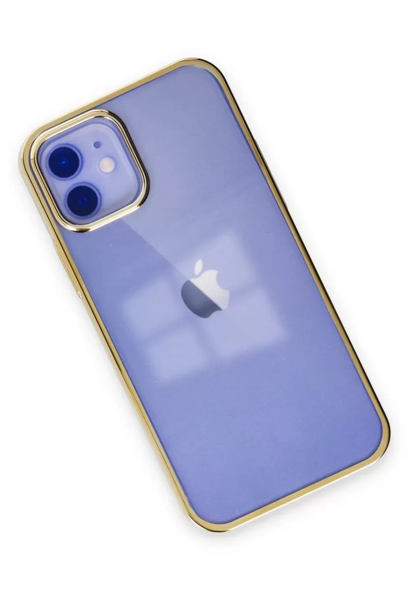 Newface Apple iPhone 12 Kılıf Element Silikon - Gold
