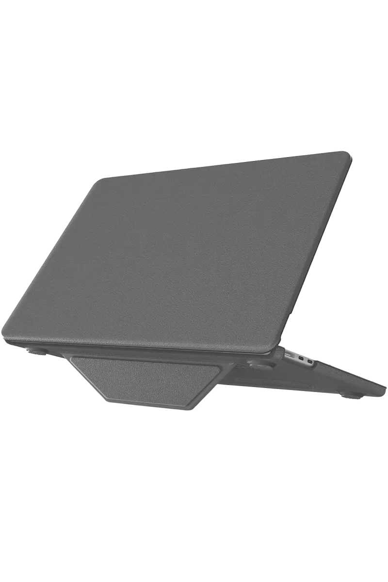 Newface Apple Macbook Air 15 2024 Macbook Deri Kapak - Gri