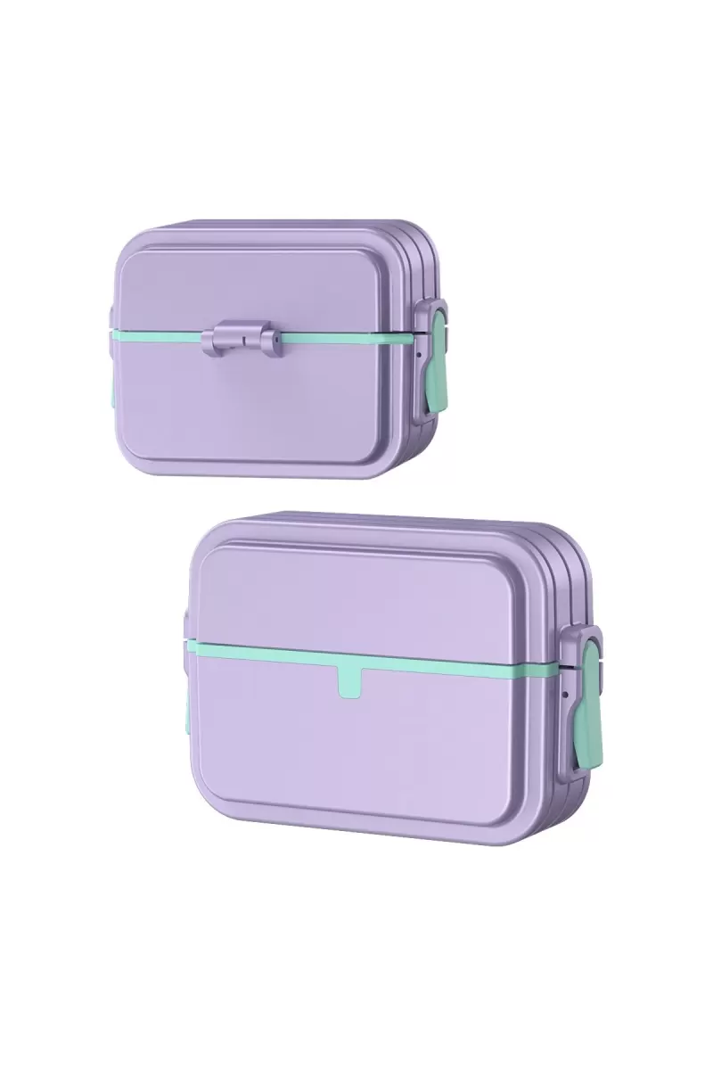 Newface Apple Airpods 3 (3.nesil) 404 Kilitli Kılıf - Lila