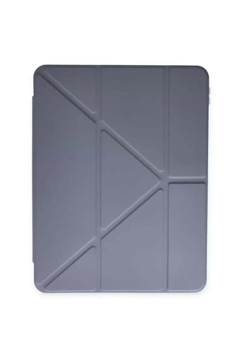 Newface Apple iPad 10.2 (8.nesil) Kılıf Kalemlikli Hugo Tablet Kılıfı - Lila