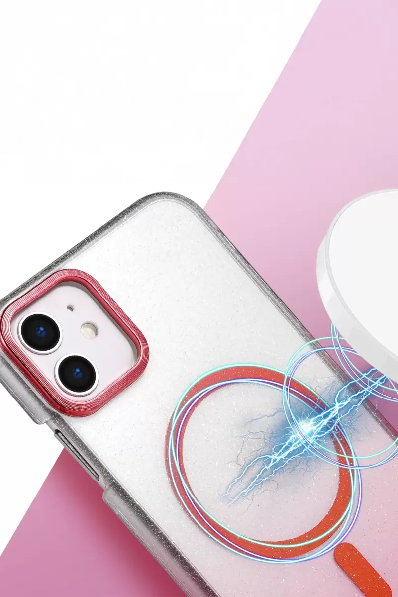 Newface Apple iPhone 11 Glossy Magsafe Kapak - Mavi