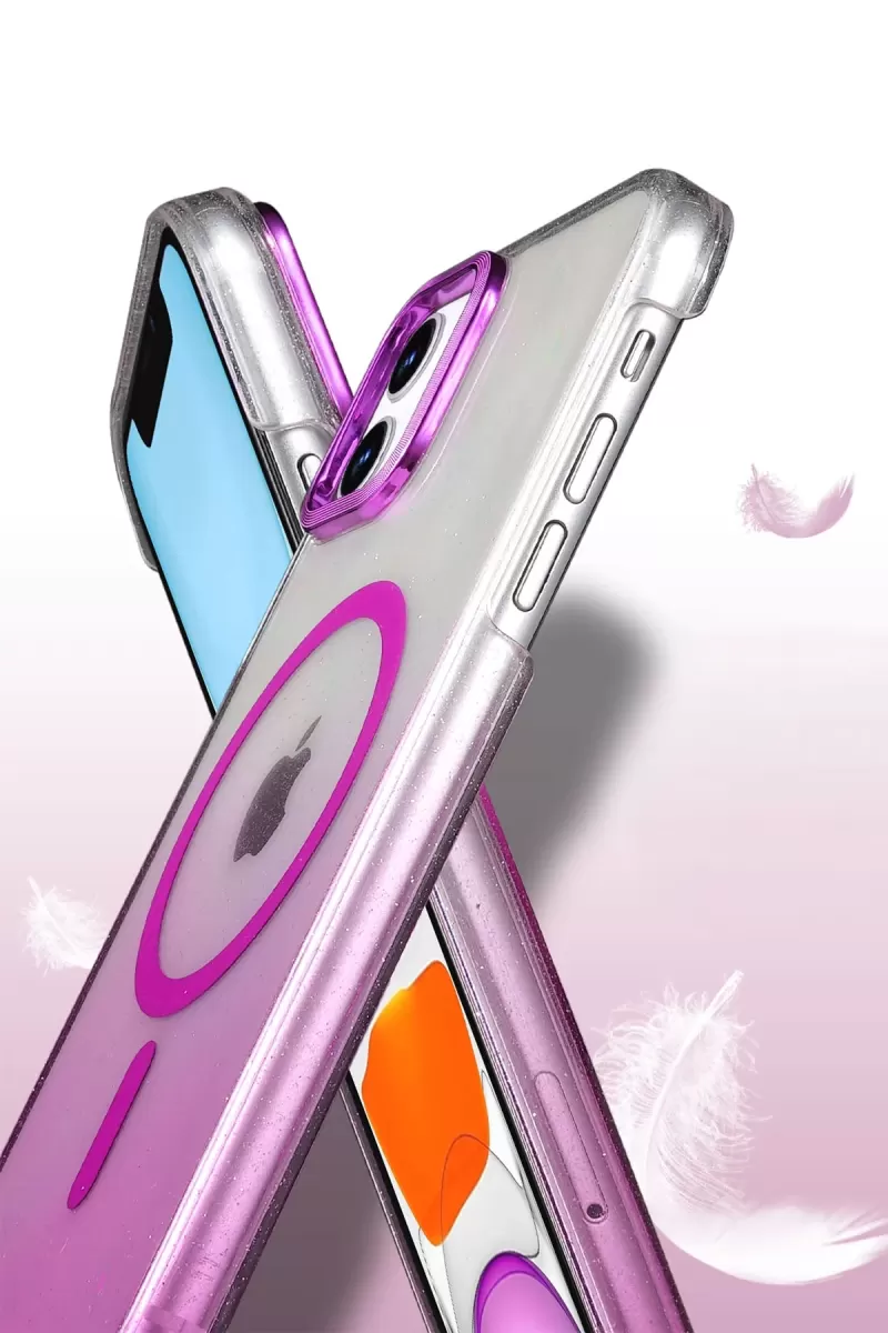 Newface Apple iPhone 11 Glossy Magsafe Kapak - Mavi