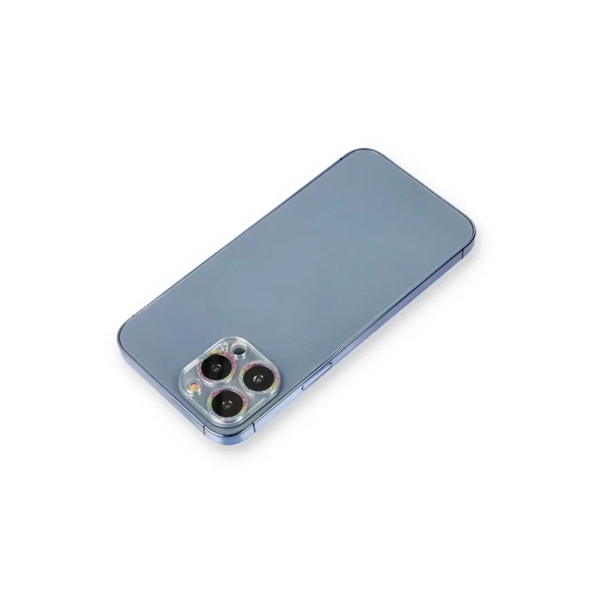 Newface Apple iPhone 13 Pro Max Shine Kamera Lens Koruma Cam - Rainbow