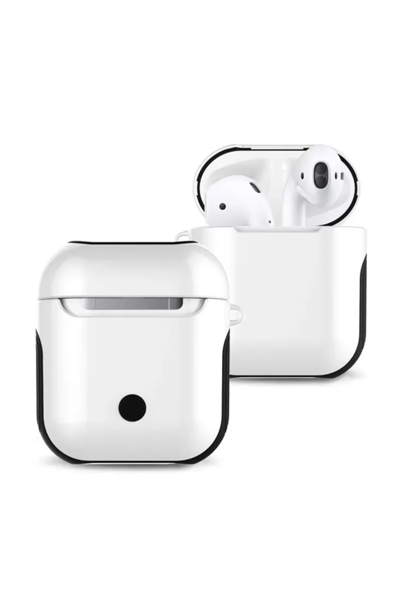 Newface Apple Airpods 2 (2.nesil) 3in1 Kılıf - Beyaz