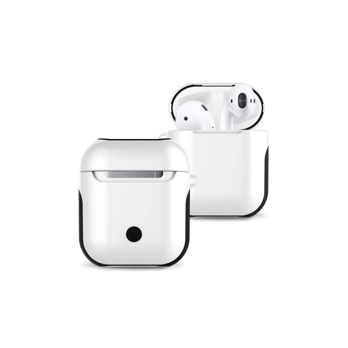 Newface Apple Airpods 2 (2.nesil) 3in1 Kılıf - Beyaz