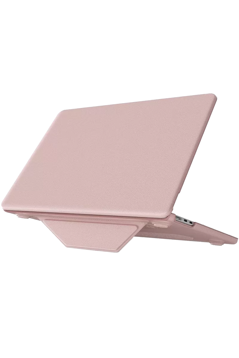 Newface Apple Macbook Air 13.6 Macbook Deri Kapak - Pembe