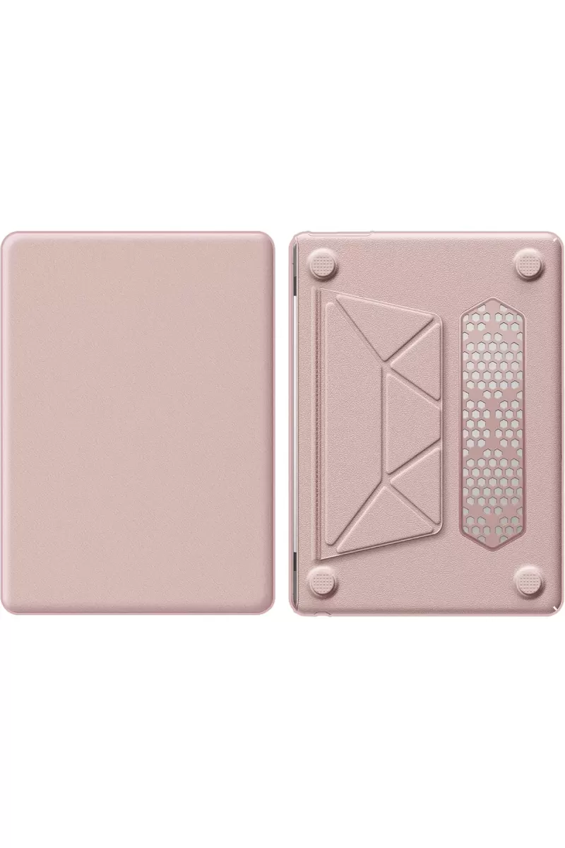 Newface Apple Macbook Air 13.6 Macbook Deri Kapak - Pembe