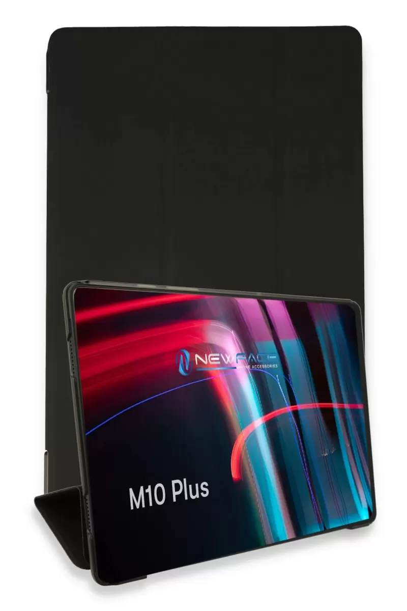 Newface Lenovo M10 FHD Plus X606F Kılıf Tablet Smart Kılıf - Siyah