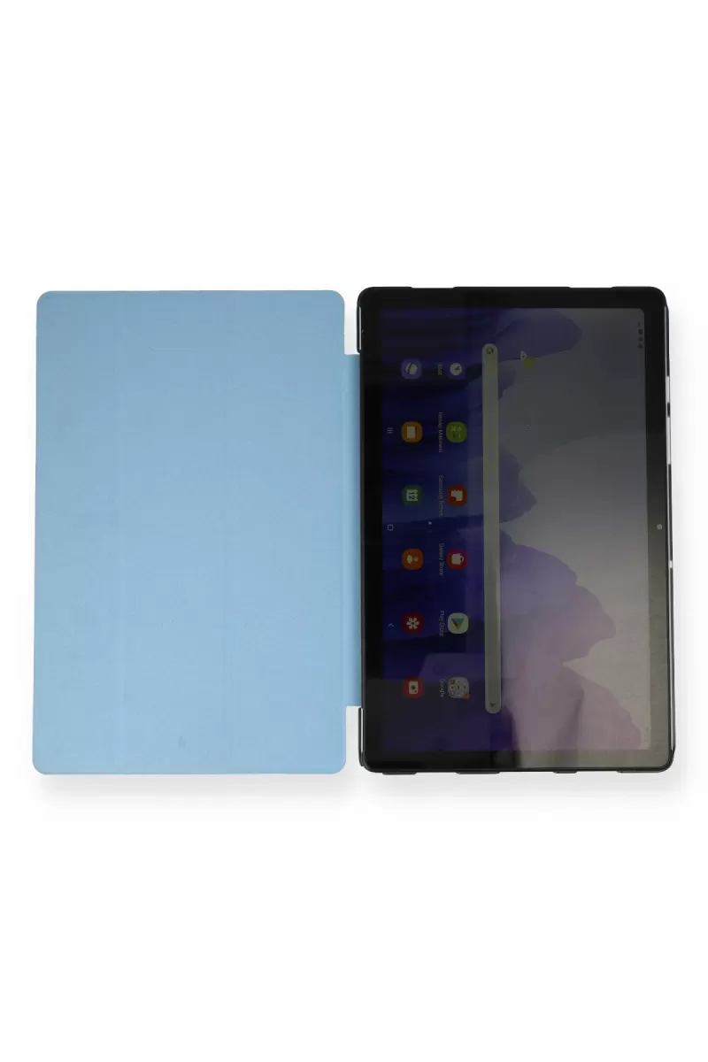 Newface Samsung Galaxy T870 Tab S7 11 Kılıf Tablet Smart Kılıf - Mavi