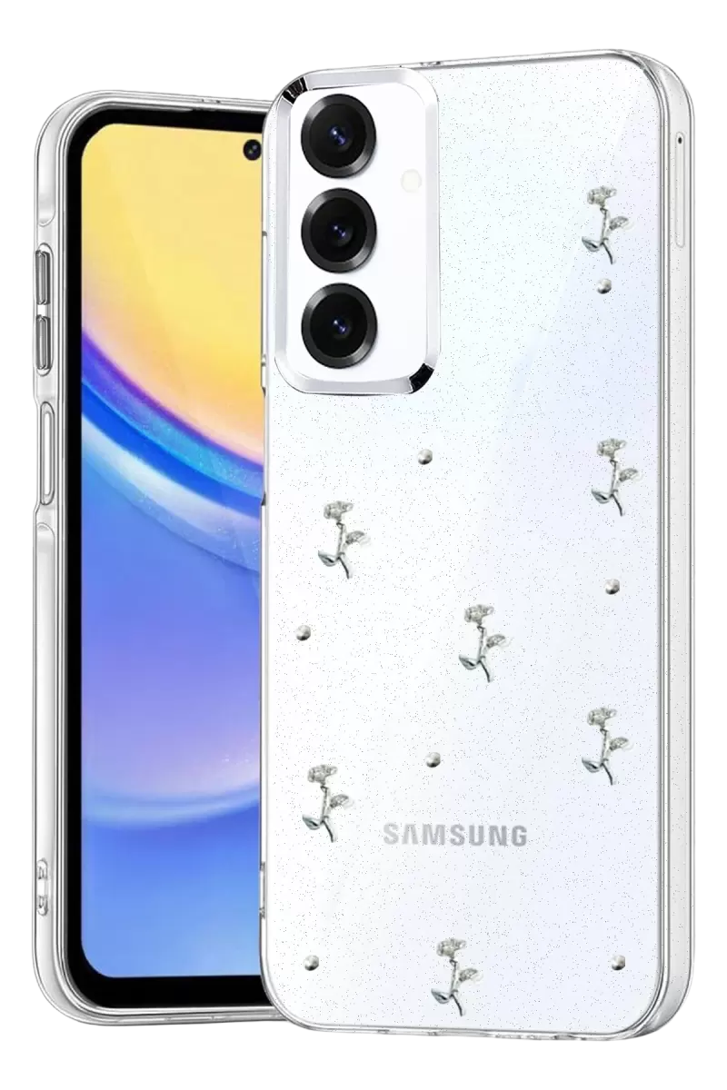 Newface Samsung Galaxy A57 5G Fiyonk Desenli Kapak - Desen 4