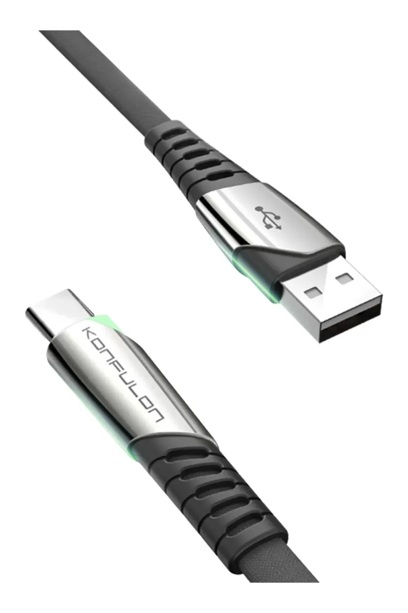 Konfulon DC18 Type-C Kablo 1M 5A - Siyah