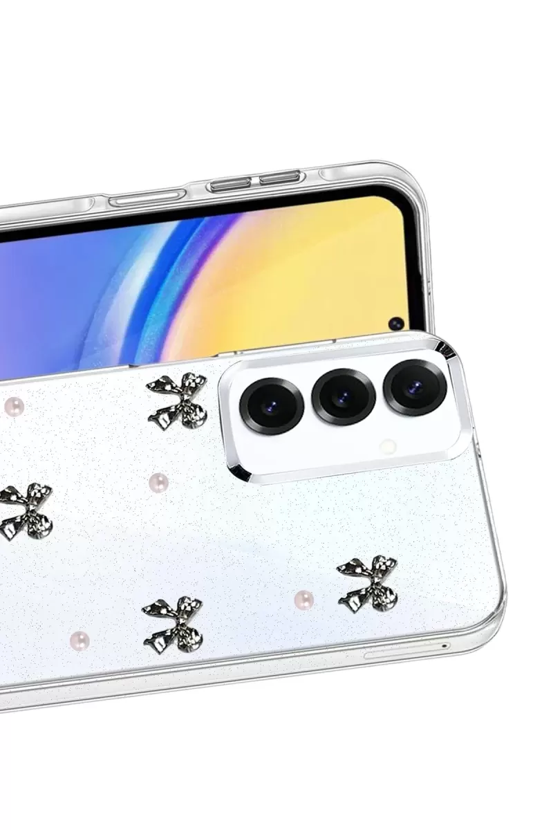 Newface Samsung Galaxy A57 5G Fiyonk Desenli Kapak - Desen 8