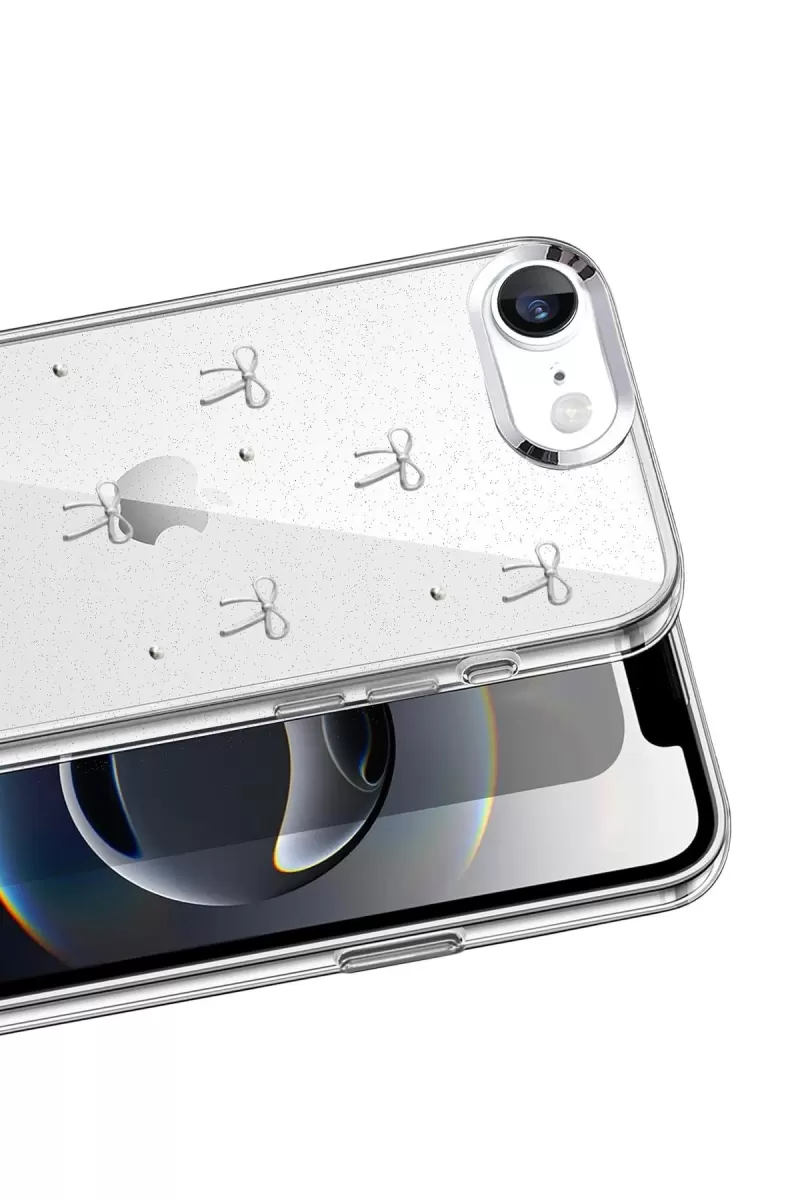Newface Apple iPhone 16E Fiyonk Desenli Kapak - Desen 5