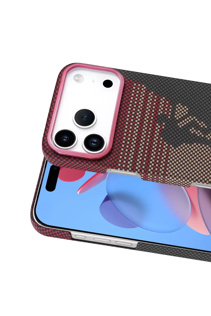 Newface Apple iPhone 17 Pro Vega Magsafe Kapak - Kırmızı