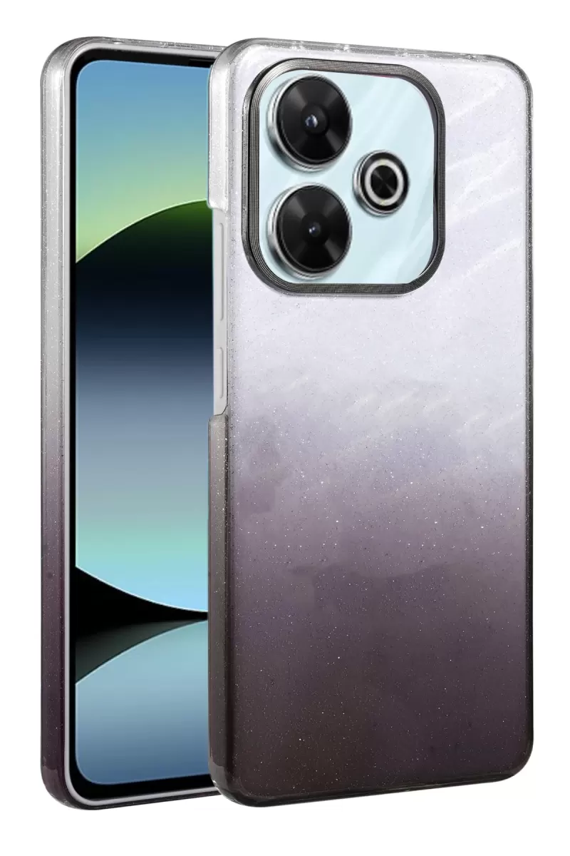 Newface Xiaomi Redmi 13 4G Glossy Kapak - Siyah