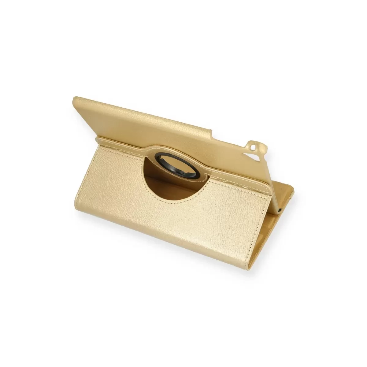 Newface Apple iPad 9.7 (2018) Kılıf 360 Tablet Deri Kılıf - Gold