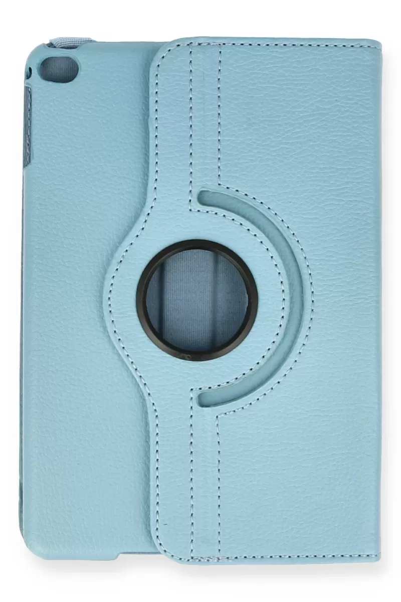 Newface Apple iPad Mini 4 Kılıf 360 Tablet Deri Kılıf - Turkuaz