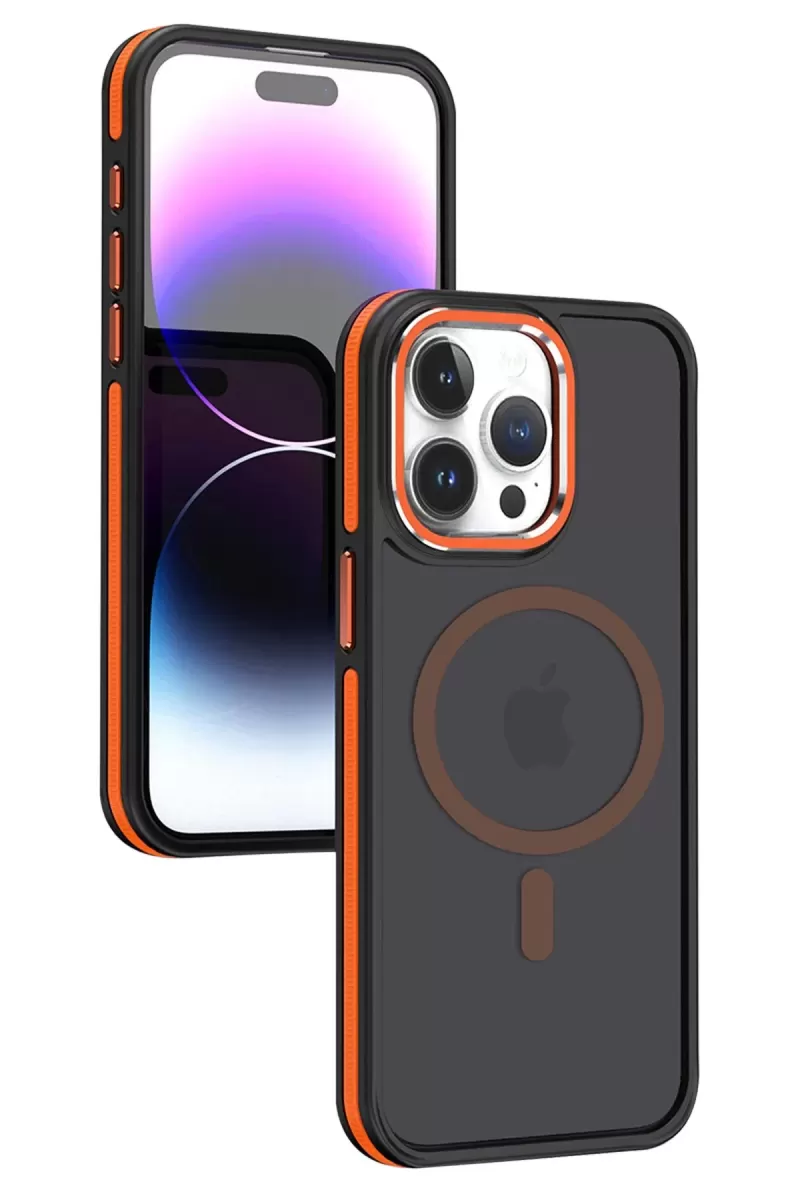 Joko Apple iPhone 15 Pro Max Winner Magsafe Kapak - Turuncu