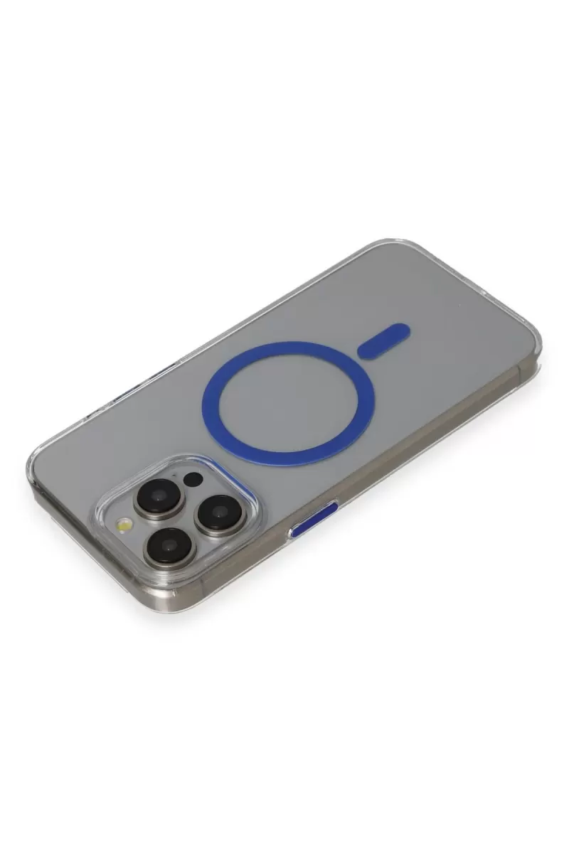 Joko Apple iPhone 15 Pro Max Bubble Magsafe Kapak - Lacivert