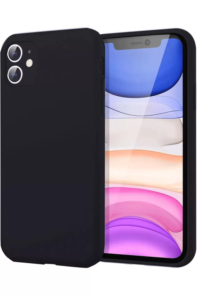 Newface Apple iPhone 11 Kılıf First Silikon - Siyah