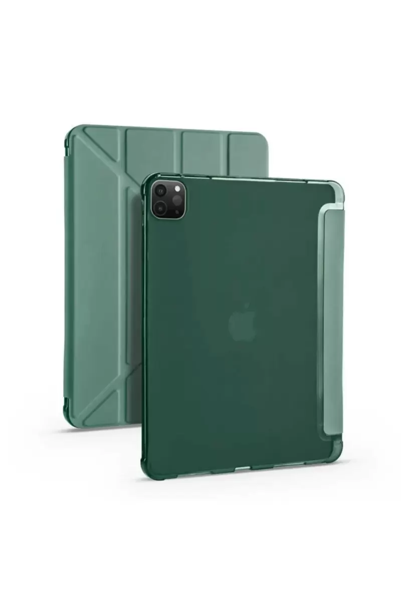Newface Apple iPad Mini 5 Kılıf Tablet Smart Kılıf - Koyu Yeşil