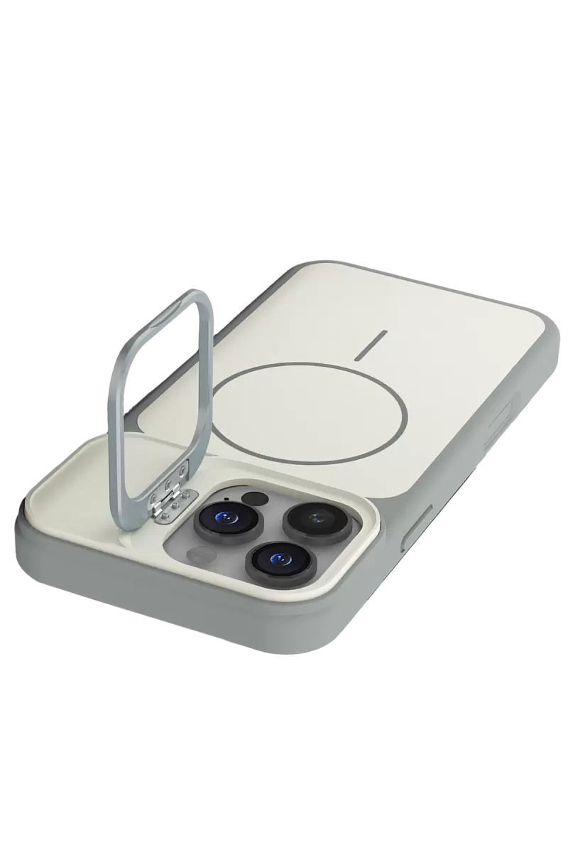 Joko Apple iPhone 16 Pro Max Pale Magsafe Standlı Kapak - Beyaz