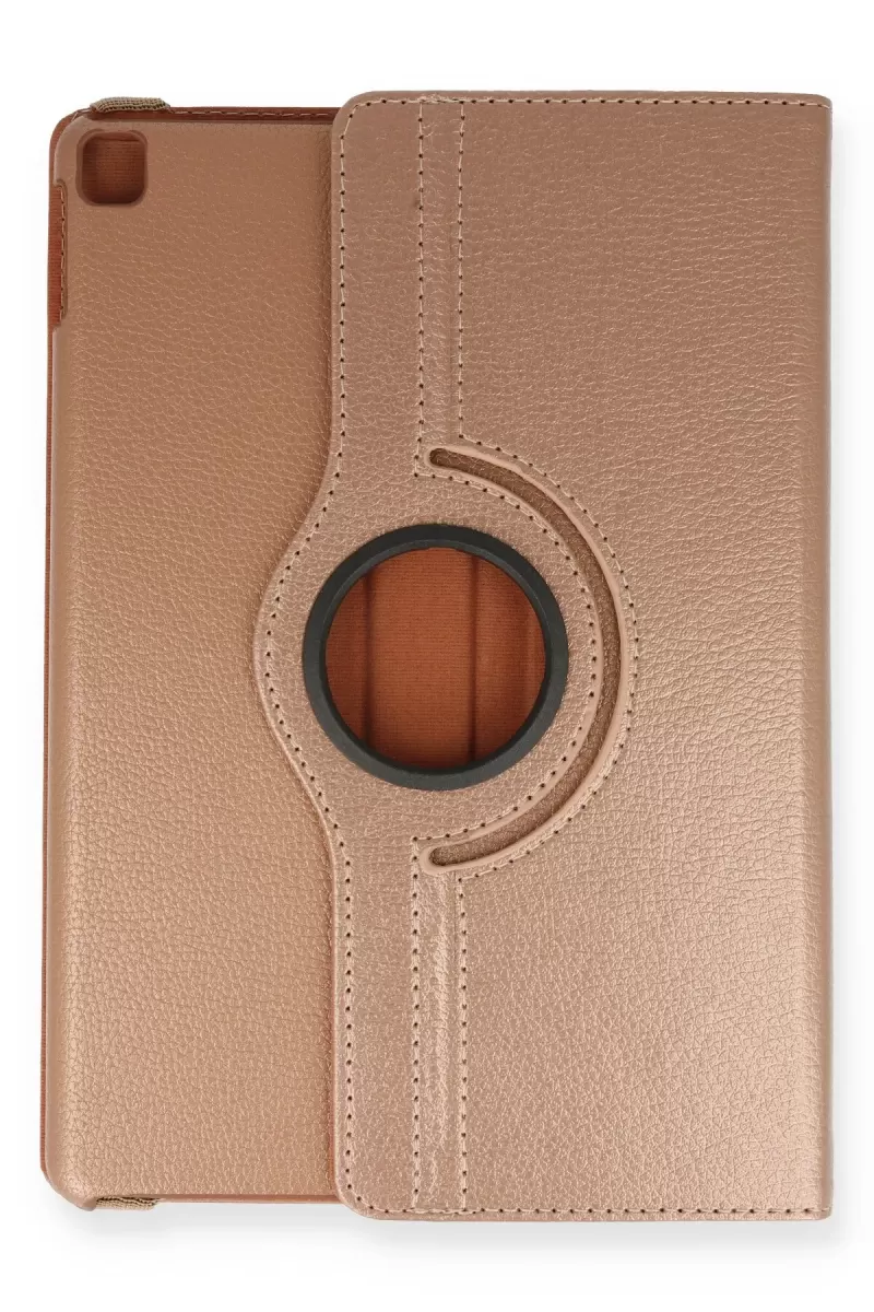 Newface Apple iPad 10.2 (7.nesil) Kılıf 360 Tablet Deri Kılıf - Rose Gold