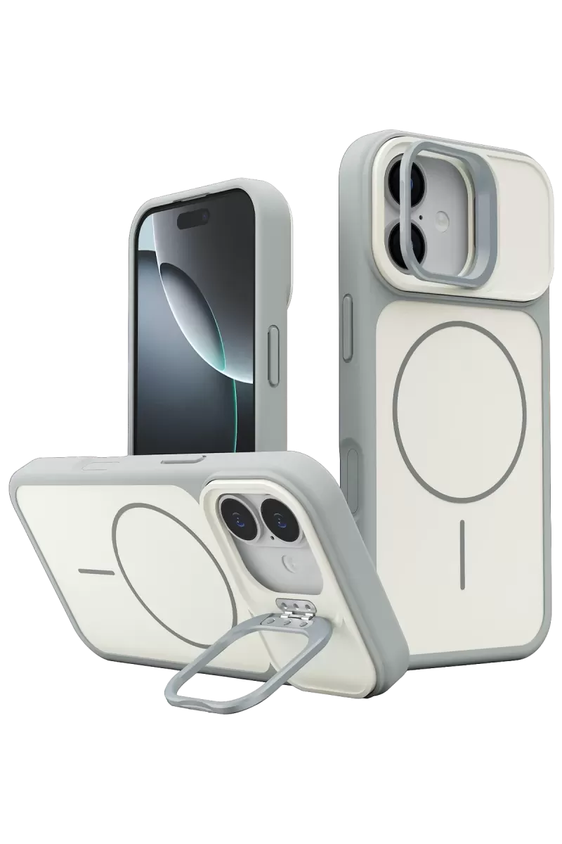Joko Apple iPhone 17 Pale Magsafe Standlı Kapak - Beyaz