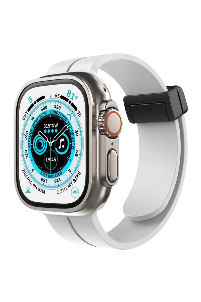 Newface Apple Watch 38mm KR412 Elegance Stylısh Kordon - Beyaz