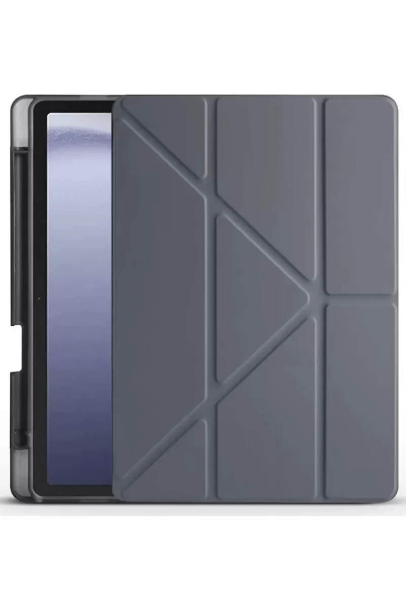 Newface Xiaomi Redmi Pad Pro 12.1 Kılıf Kalemlikli Mars Tablet Kılıfı - Koyu Gri
