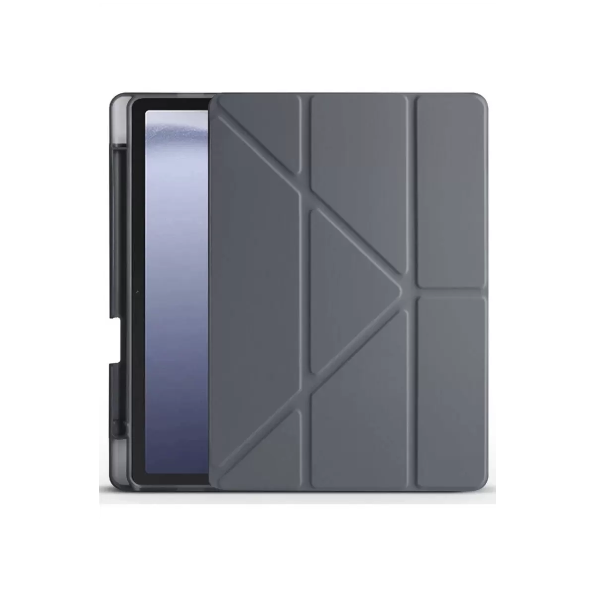Newface Xiaomi Redmi Pad Pro 12.1 Kılıf Kalemlikli Mars Tablet Kılıfı - Koyu Gri