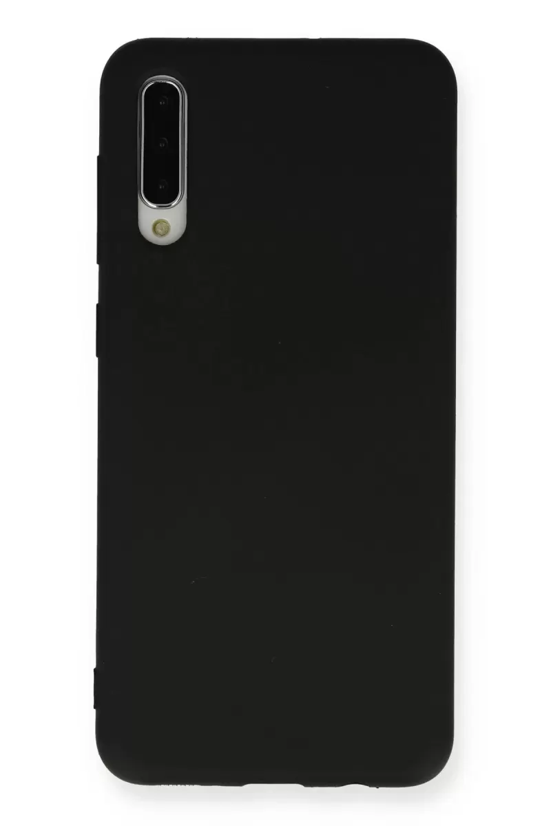 Newface Samsung Galaxy A30S Kılıf Nano içi Kadife Silikon - Siyah
