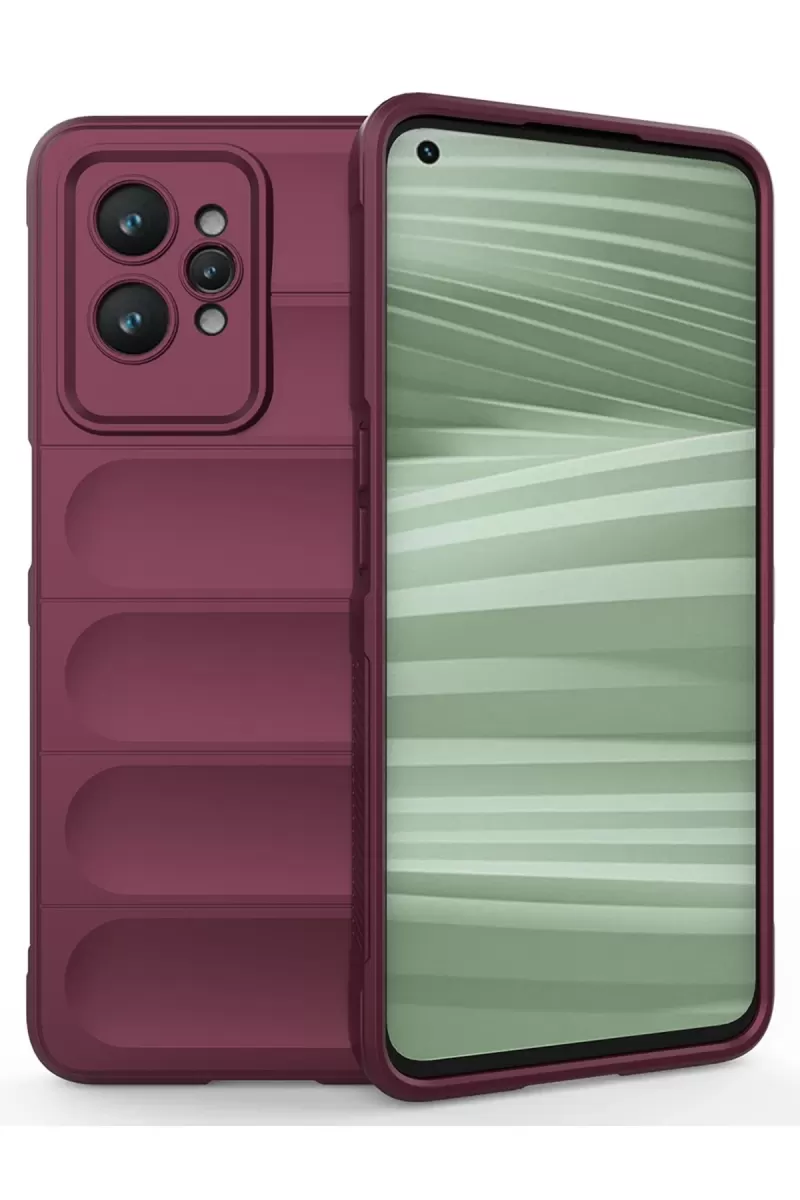 Newface Realme GT2 Pro 5G Kılıf Optimum Silikon - Bordo