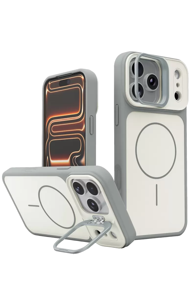Joko Apple iPhone 17 Pro Pale Magsafe Standlı Kapak - Beyaz