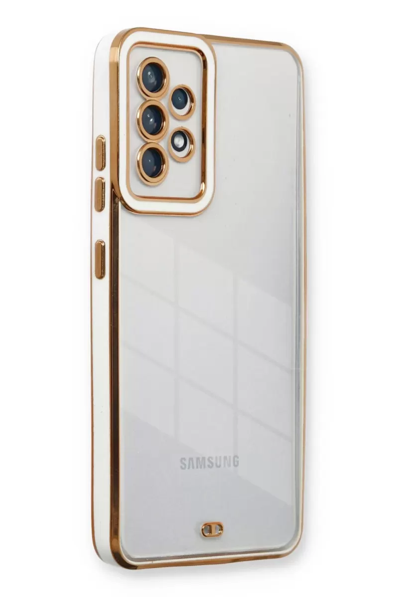 Newface Samsung Galaxy A23 4G Kılıf Liva Lens Silikon - Beyaz