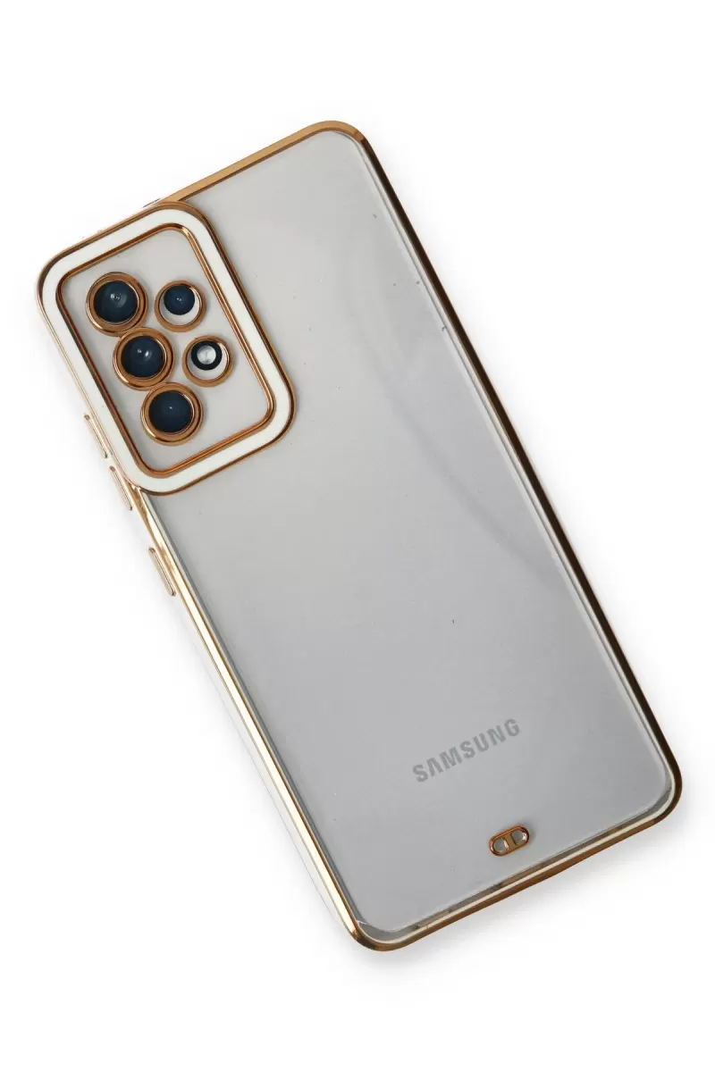 Newface Samsung Galaxy A23 4G Kılıf Liva Lens Silikon - Beyaz