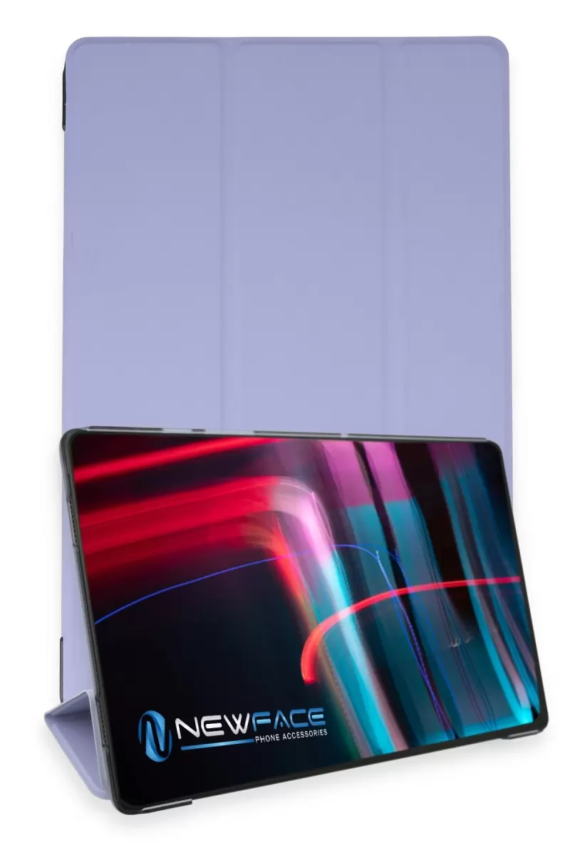 Newface Samsung Galaxy T220 Tab A7 Lite 8.7 Kılıf Tablet Smart Kılıf - Lila